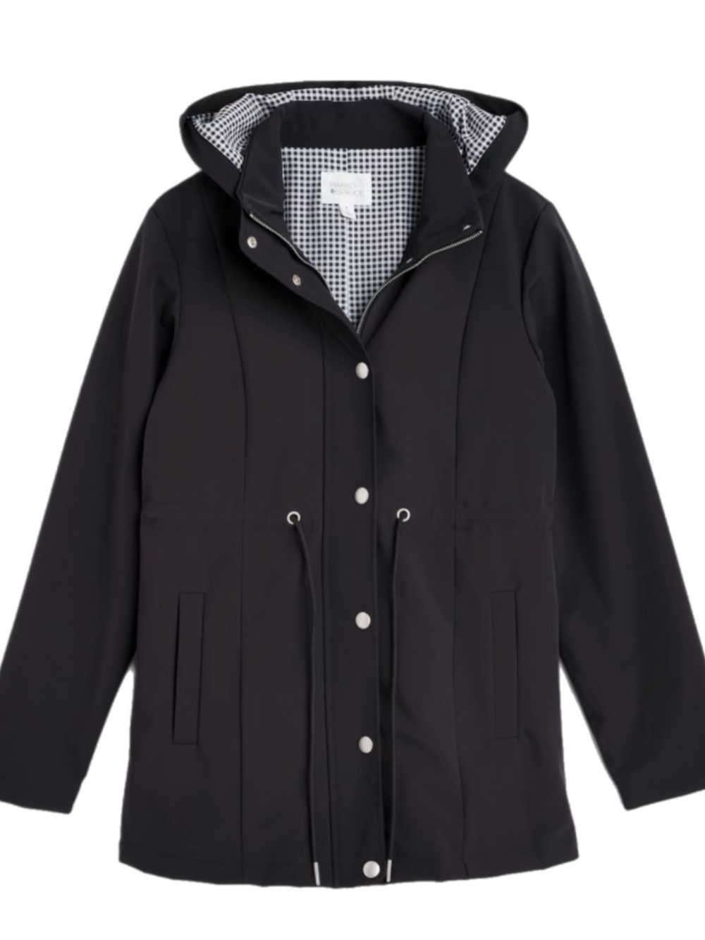 MARKET & SPRUCE • Regan Rain Jacket • Black • Large